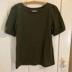 Loft Textured Puff Sleeve Top